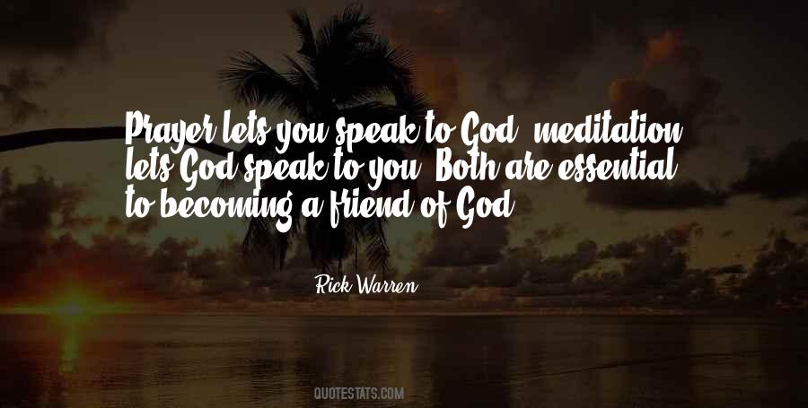God Speak Quotes #97540