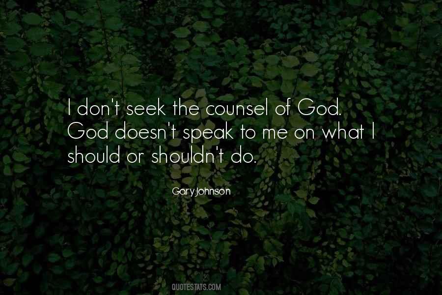 God Speak To Me Quotes #1545509