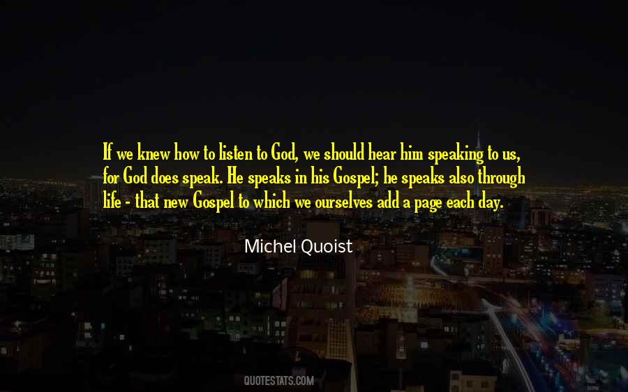 God Speaks To Us Quotes #1553889