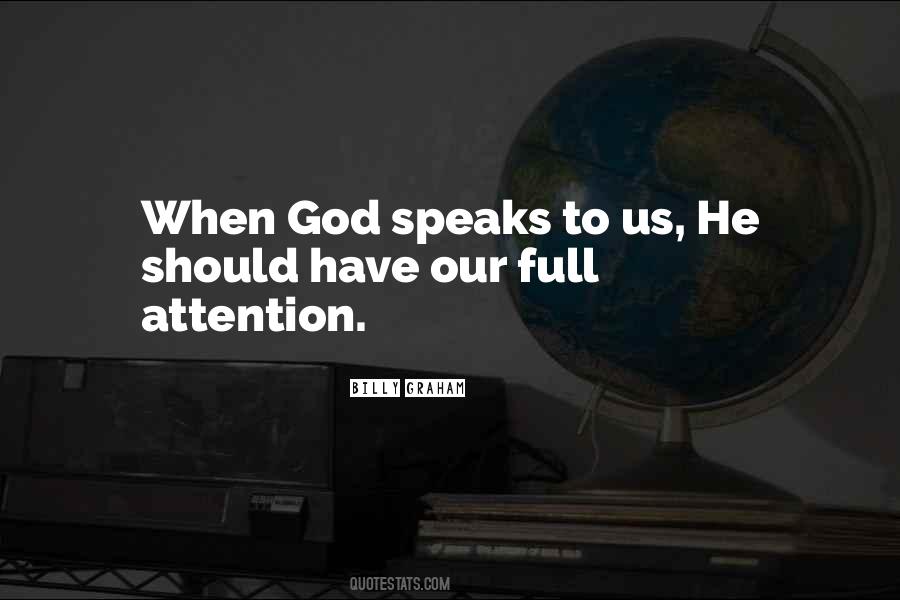 God Speaks To Us Quotes #1871260