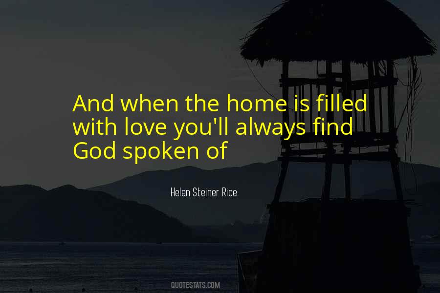 God Spoken Quotes #1266813