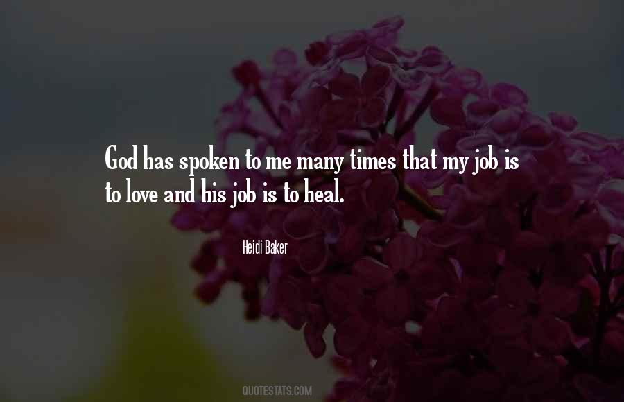 God Spoken Quotes #1411528