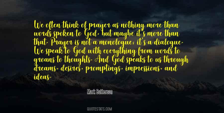 God Spoken Quotes #1673879
