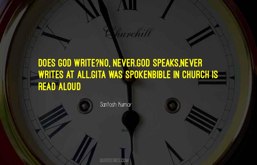 God Still Speaks Quotes #32205