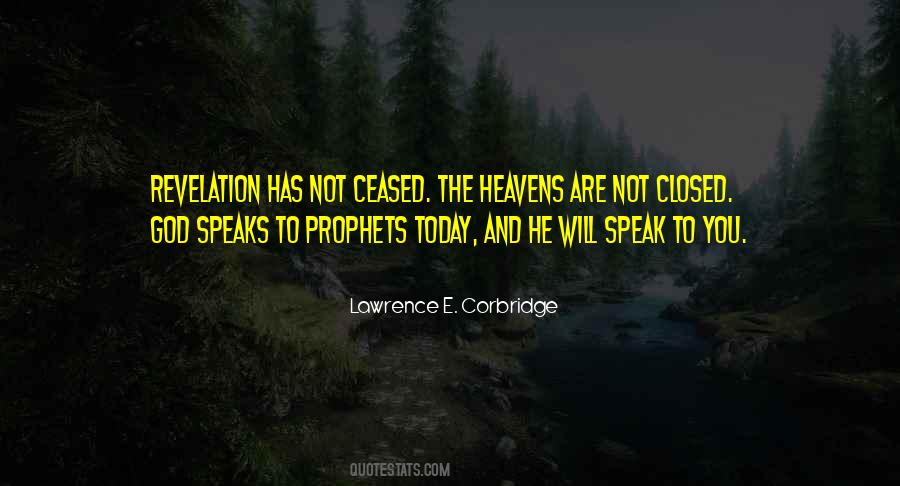 God Still Speaks Quotes #73663