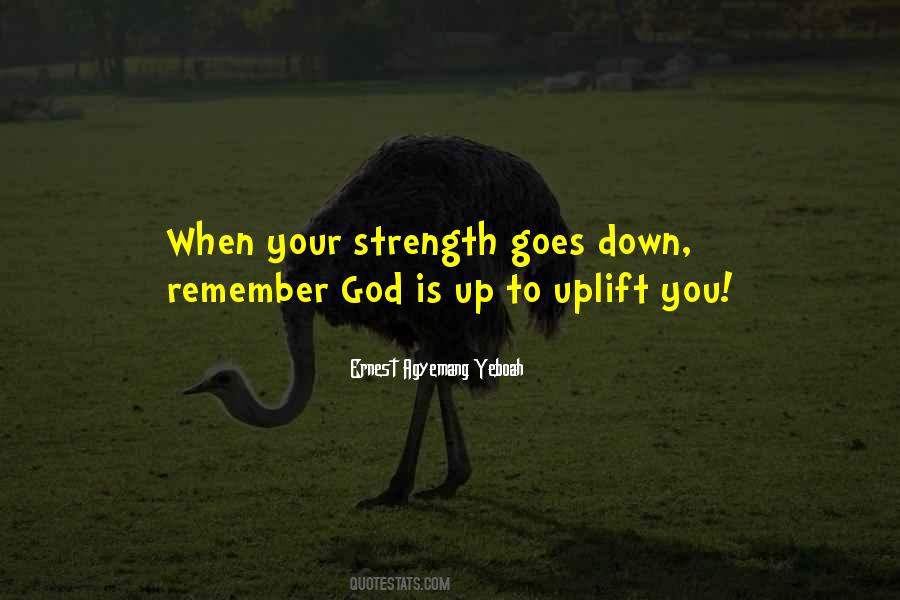 God Strength Quotes #196332