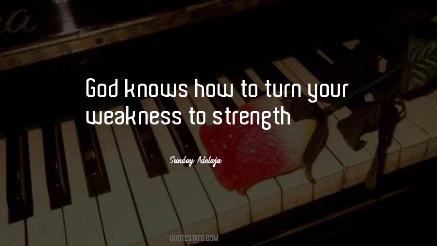 God Strength Quotes #70157