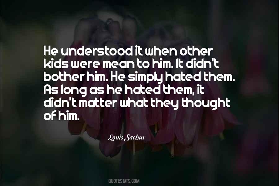 Mean Kids Quotes #835625