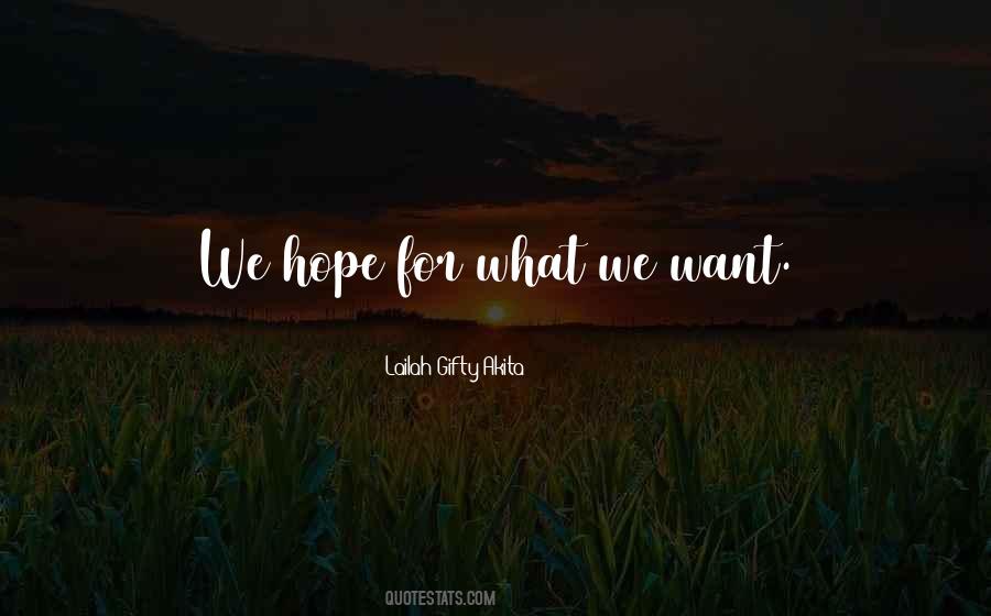 We Hope Quotes #1325847