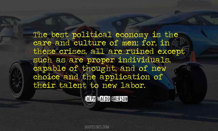 Best Political Economy Quotes #682344