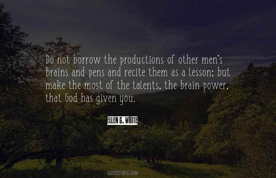 God Talents Quotes #1047142