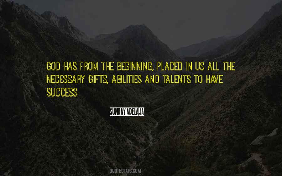 God Talents Quotes #1555133