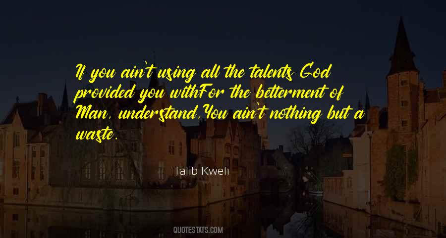 God Talents Quotes #53961