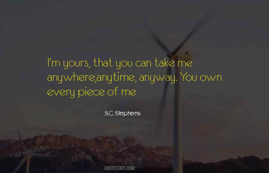 I Can Take You Quotes #290136