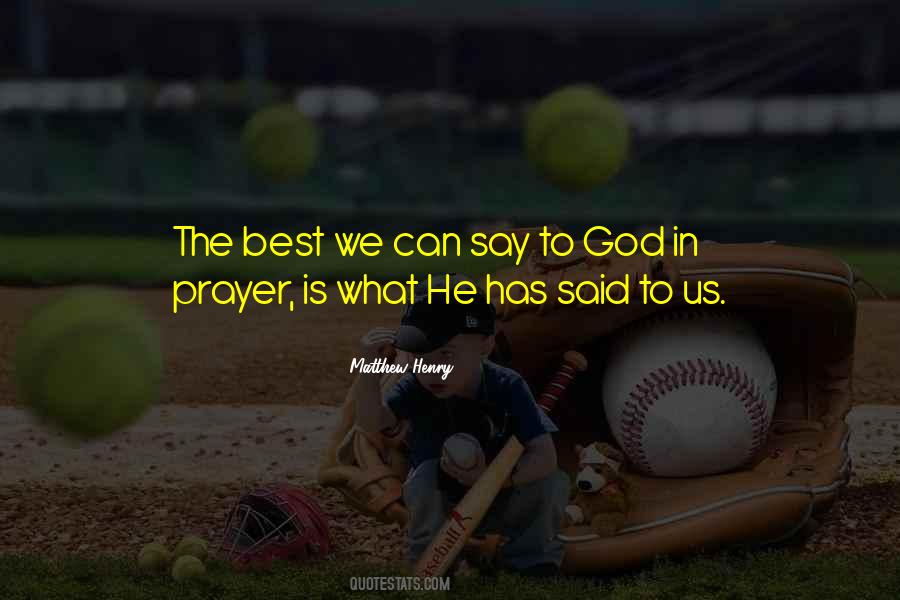 God The Best Quotes #134305