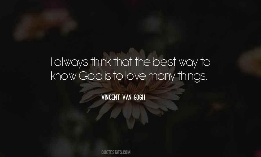 God The Best Quotes #48842