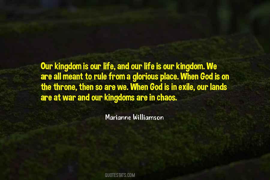 God Throne Quotes #410431