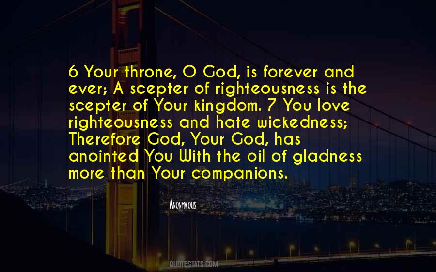 God Throne Quotes #791903