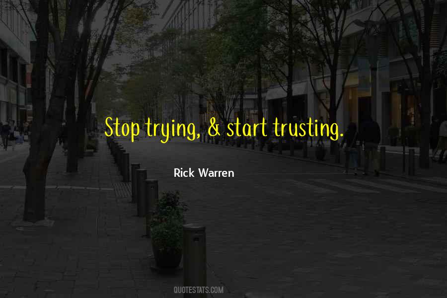 God Trusting Quotes #608131