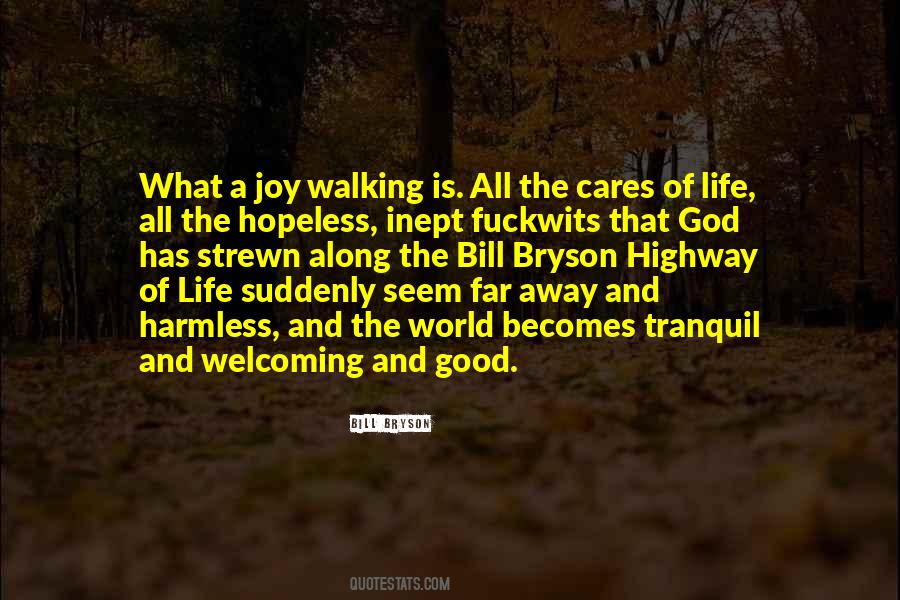 God Walking Quotes #1087419