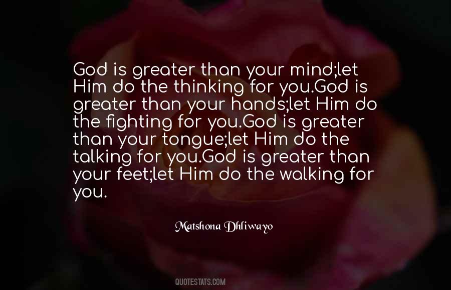 God Walking Quotes #453412