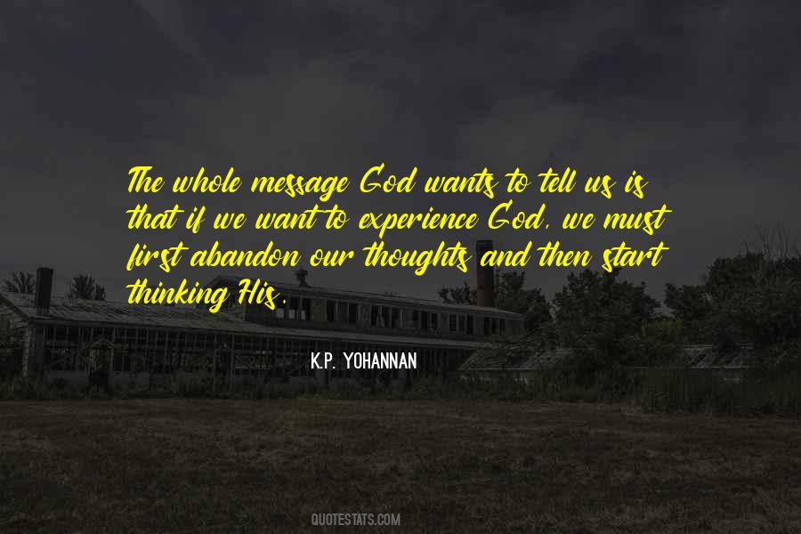 God Wants Quotes #128291 God Wants Quotes #128291