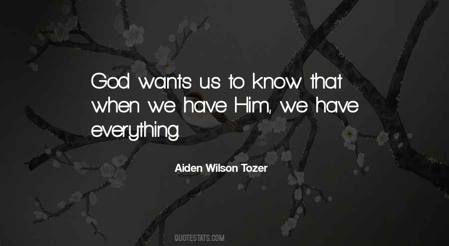 God Wants Quotes #1357120