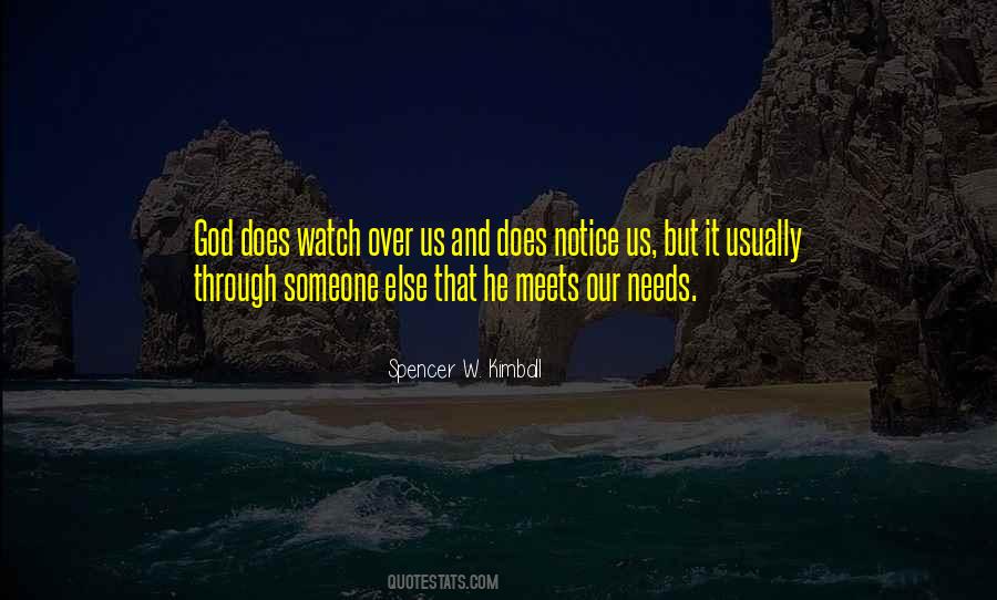 God Watch Over Quotes #1730431