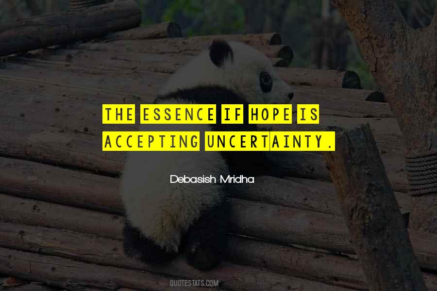 Accepting Uncertainty Quotes #395145