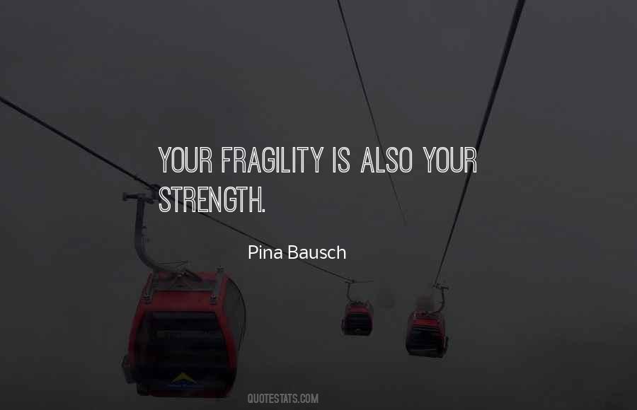 Strength And Fragility Quotes #1710480