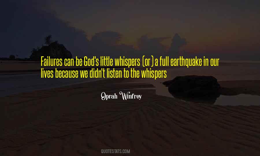 God Whispers Quotes #1731198