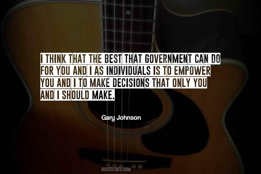 Quotes About Gary Johnson #1572899