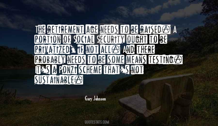 Quotes About Gary Johnson #286329