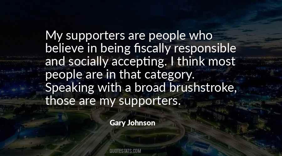 Quotes About Gary Johnson #639759