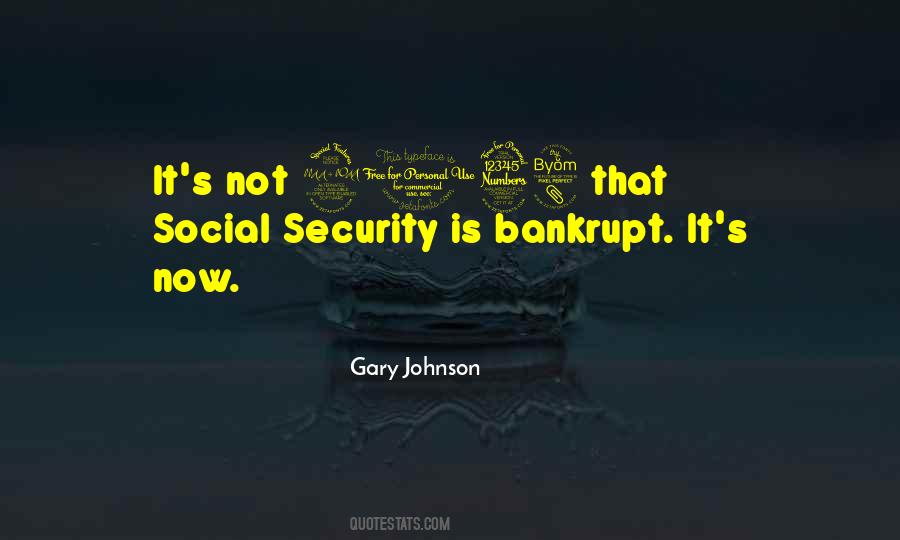 Quotes About Gary Johnson #731646