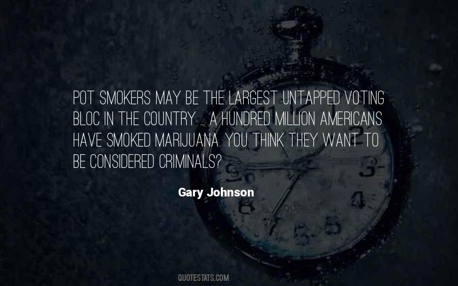 Quotes About Gary Johnson #908905