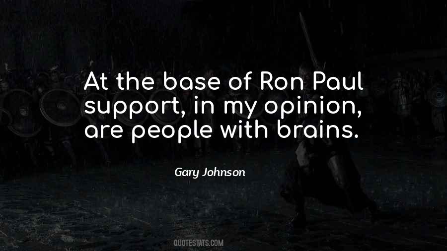 Quotes About Gary Johnson #991559