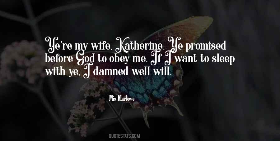 God Wife Quotes #144329