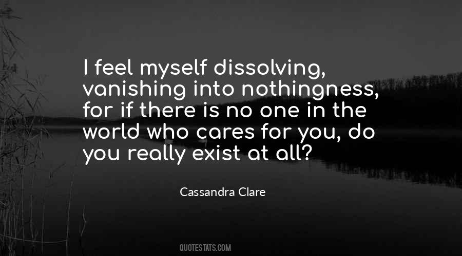 No One Cares For You Quotes #581585