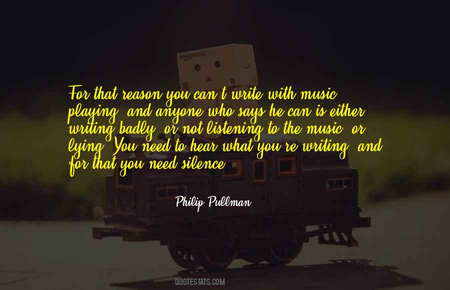 Music Silence Quotes #887777