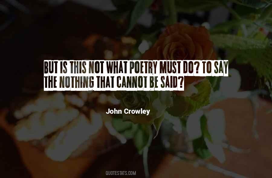 Say Nothing Do Nothing Be Nothing Quotes #1260185