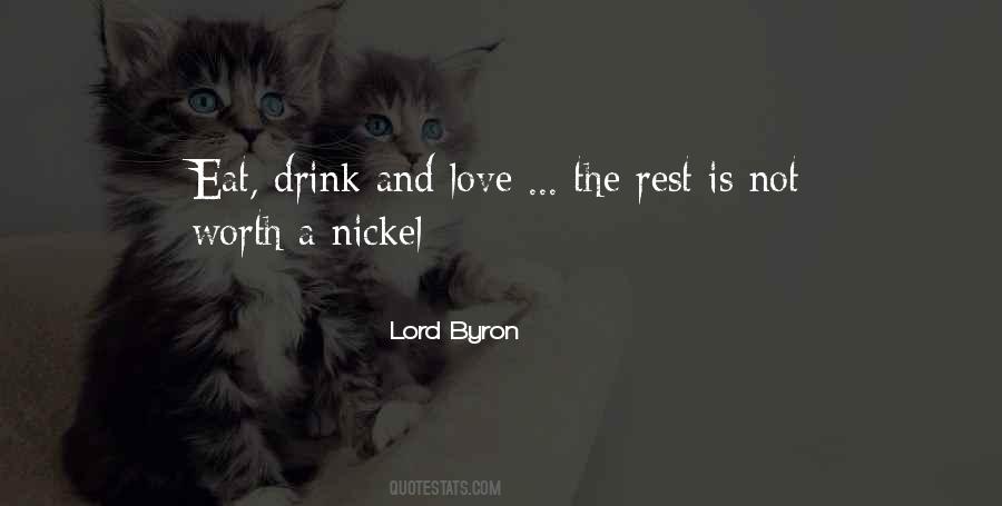 Love And Drink Quotes #342090