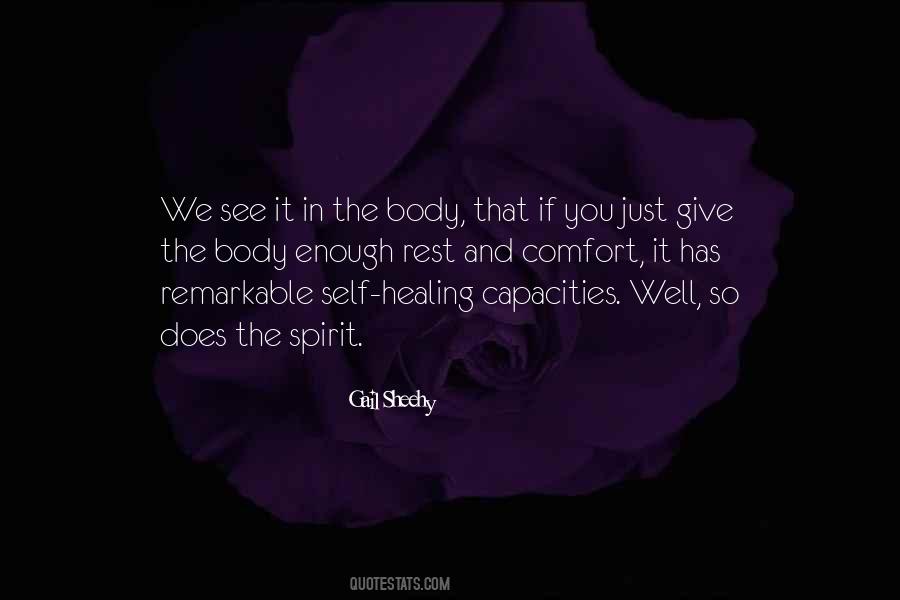 Healing Body Quotes #615939