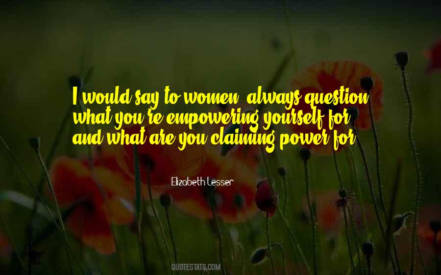 Women Empowering Quotes #102987