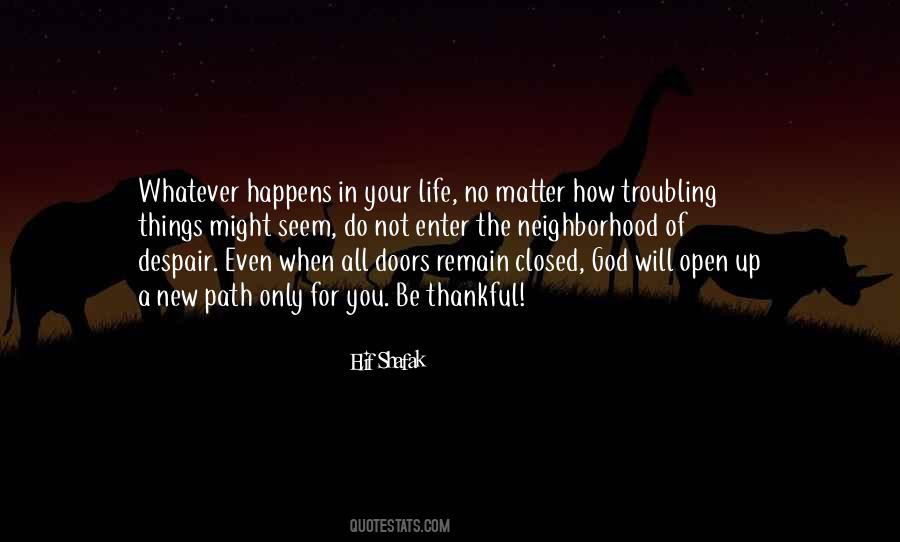 God Will Open Doors Quotes #1443279