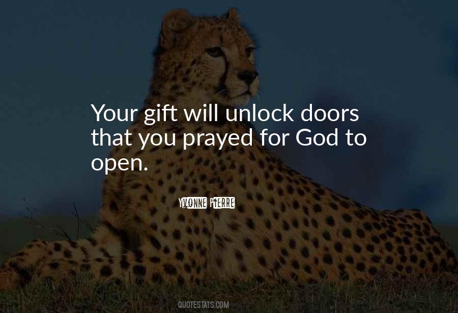 God Will Open Doors Quotes #1545787