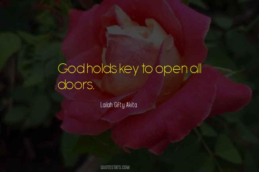 God Will Open Doors Quotes #1631526