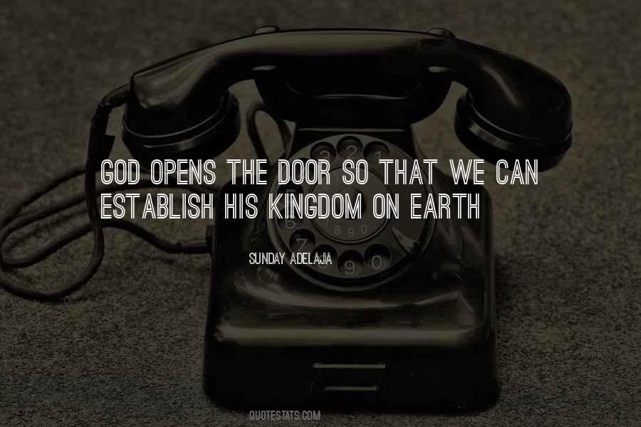 God Will Open Doors Quotes #166499