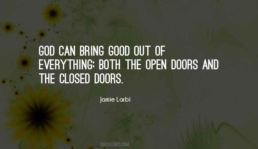God Will Open Doors Quotes #628981
