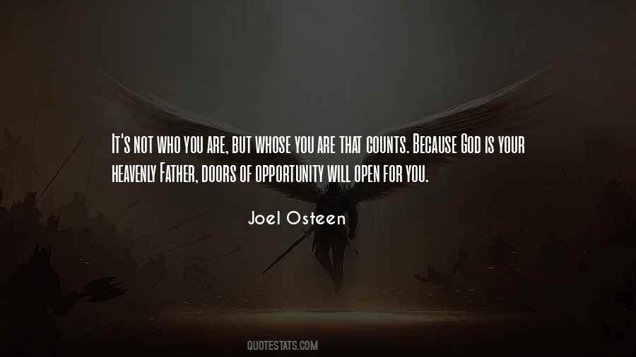 God Will Open Doors Quotes #698365